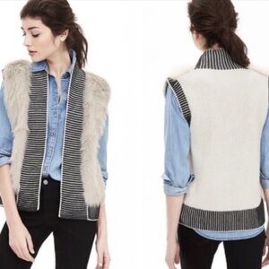 BANANA REPUBLIC Faux Fur Vest